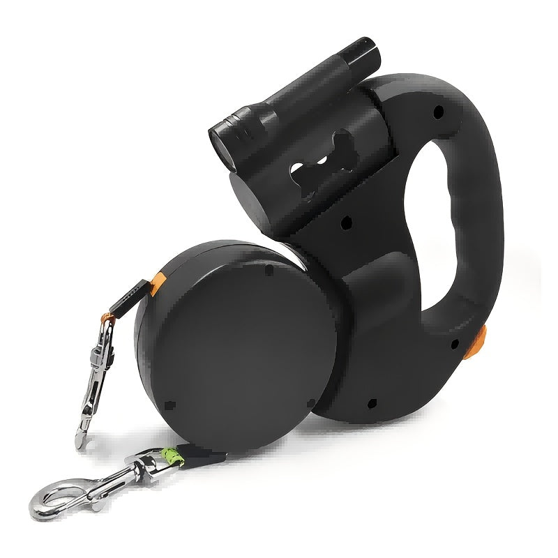 2-in-1 Pet Leash With 360° Rotation And Retraction