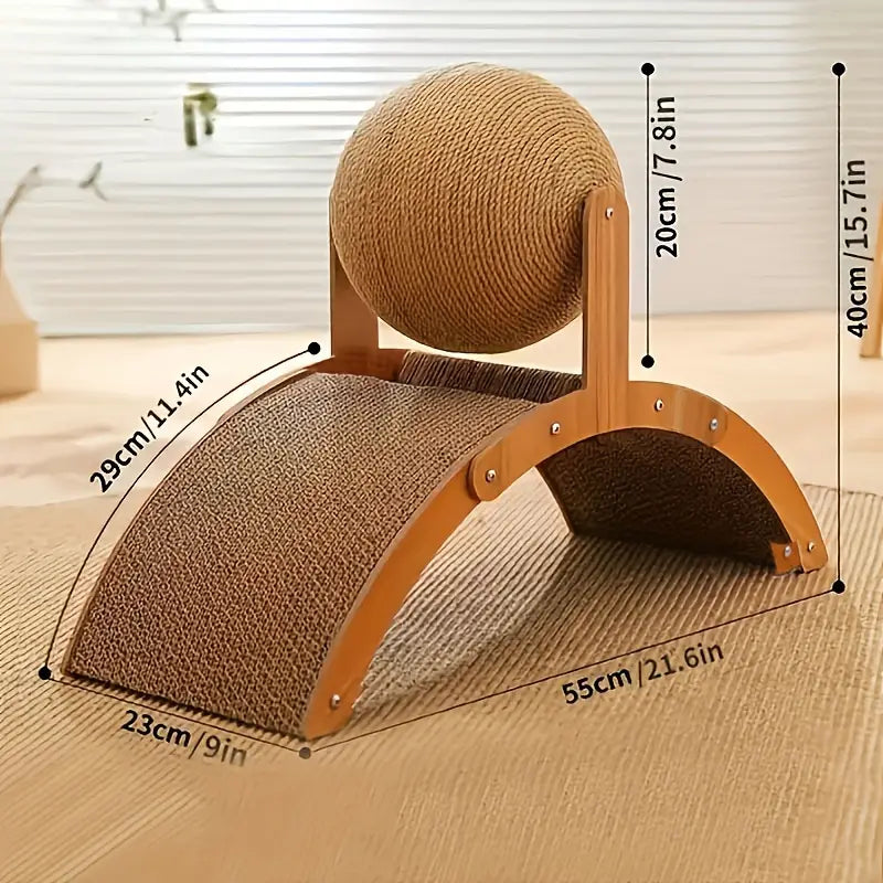 Cat Scratching Ball