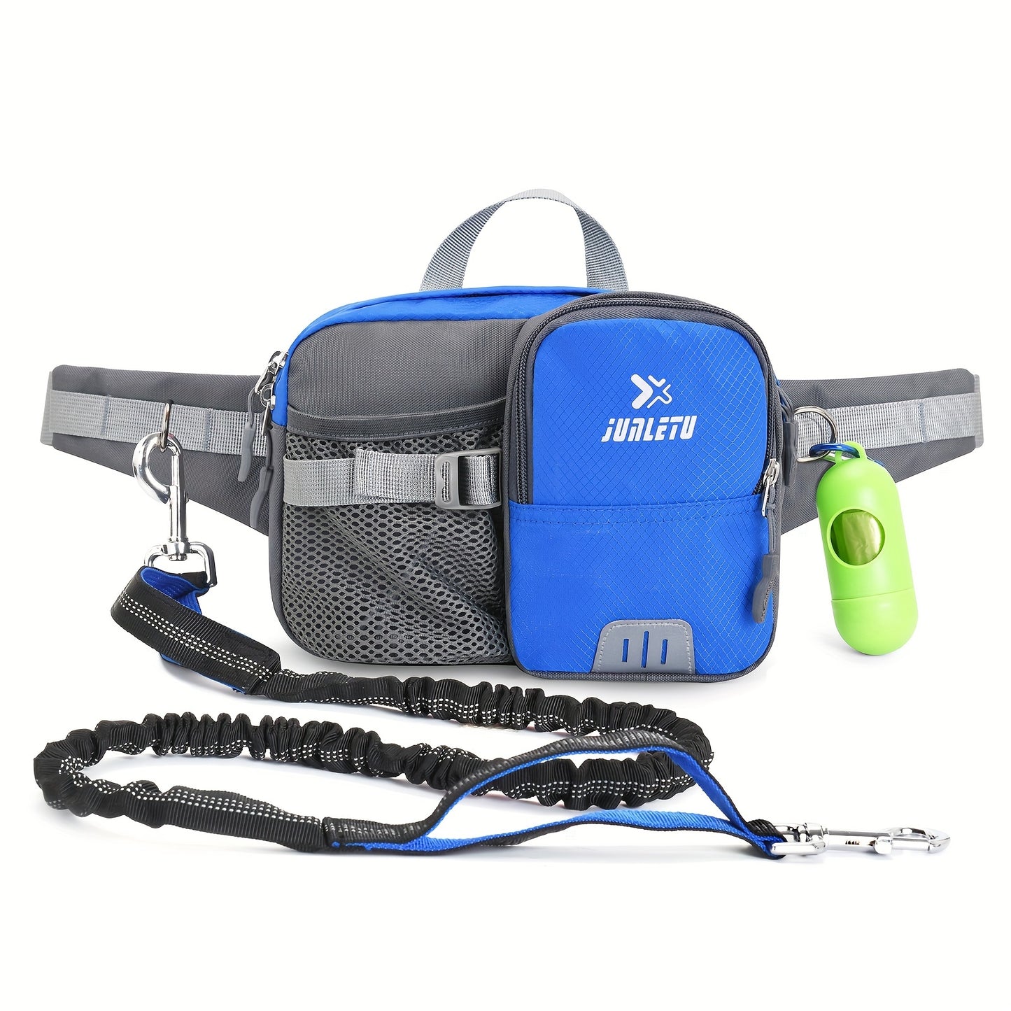 Retractable Leash With Waist Bag, Storage Bag,Traction Rope