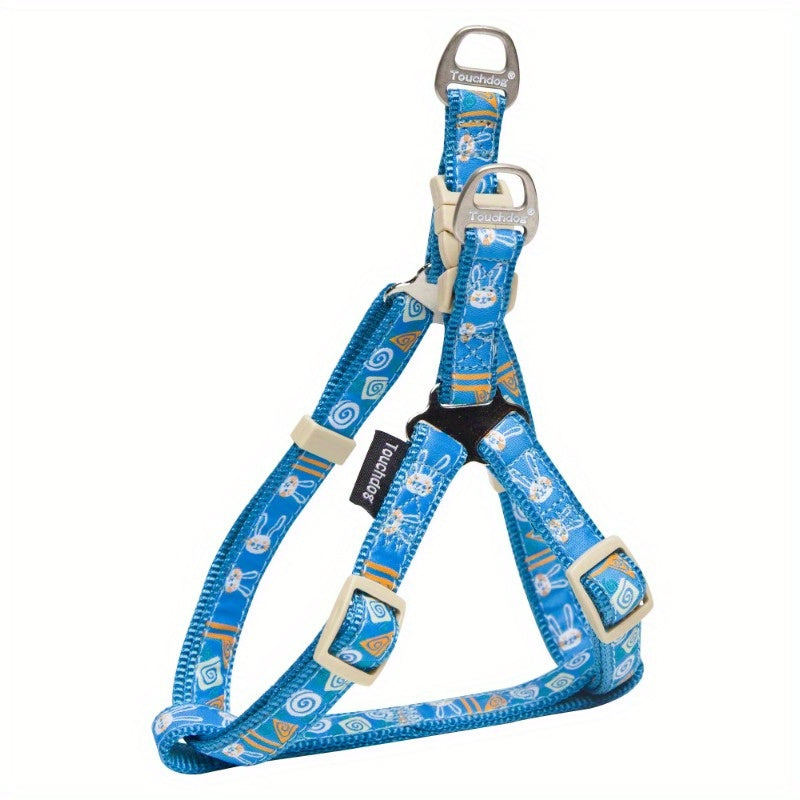 Designer Embroidered Pet Dog Leash And Harness Combination