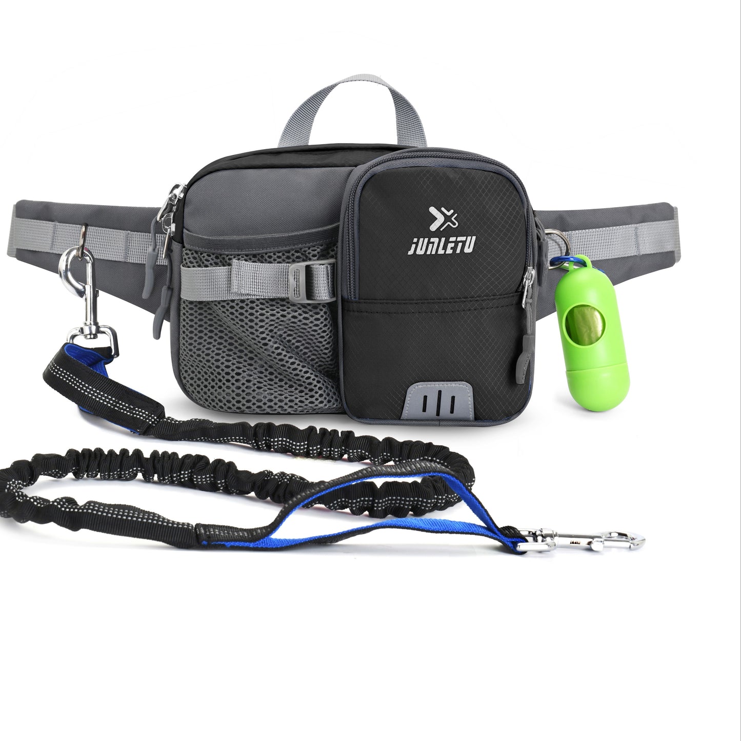 Retractable Leash With Waist Bag, Storage Bag,Traction Rope