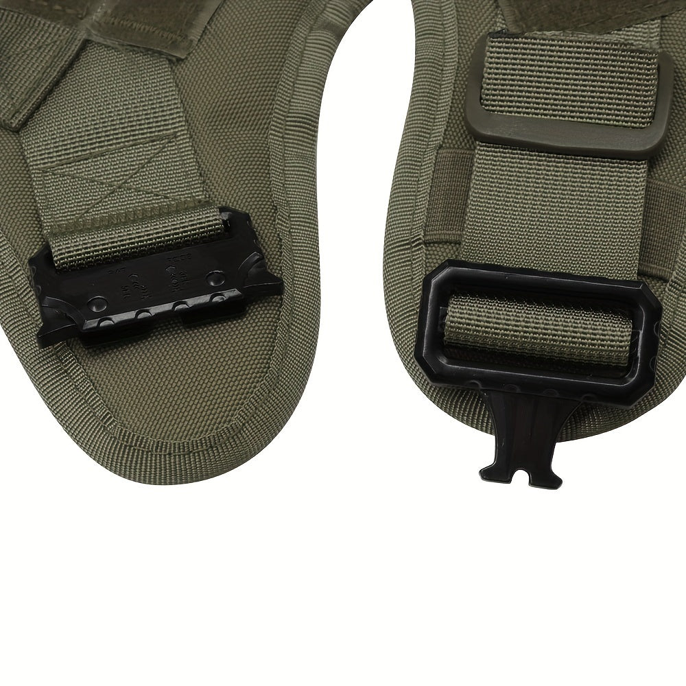 4pcs Tactical Dog Harness and Vest Set