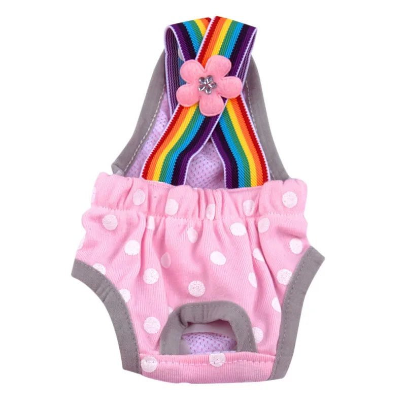 Dog Diaper Sanitary Washable Female Short Panties For Pet Menstruation