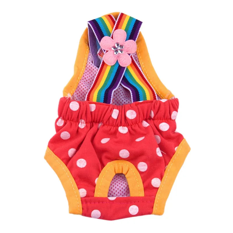 Dog Diaper Sanitary Washable Female Short Panties For Pet Menstruation