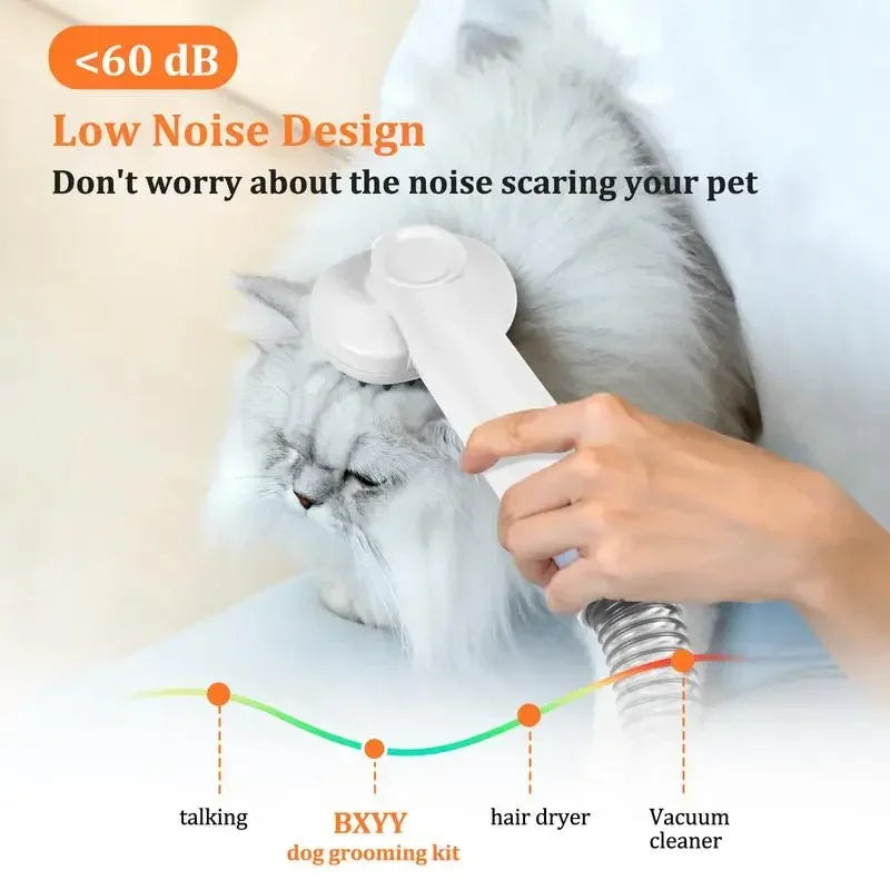 Pet Grooming Kit & 5 in 1 Vacuum Tools