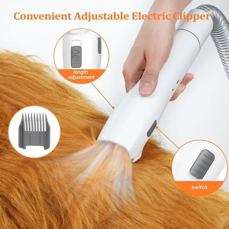 Pet Grooming Kit & 5 in 1 Vacuum Tools
