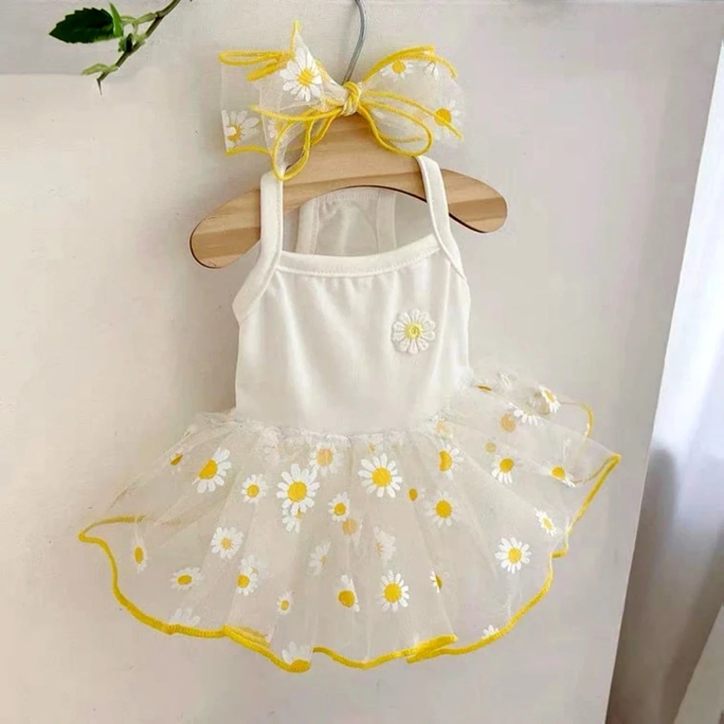 Summer Strawberry Dress Dog Clothing