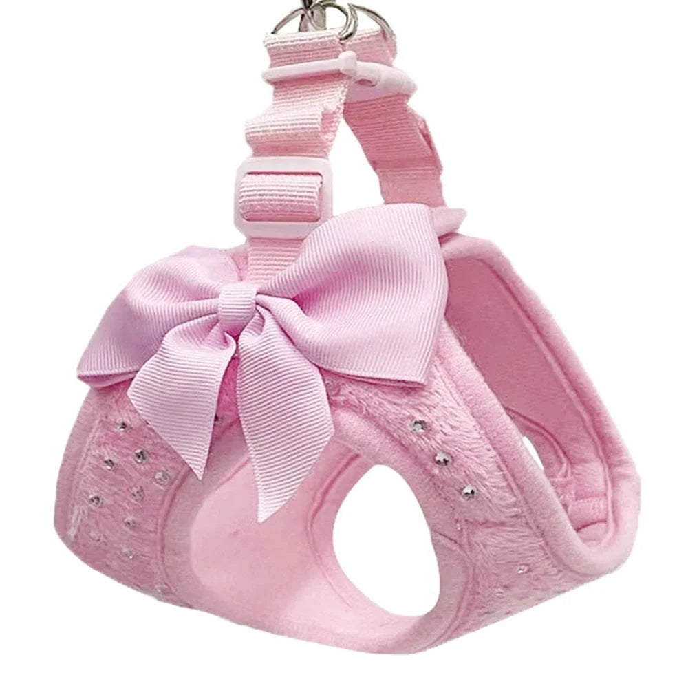 Bowknot Adjustable Pet Harness