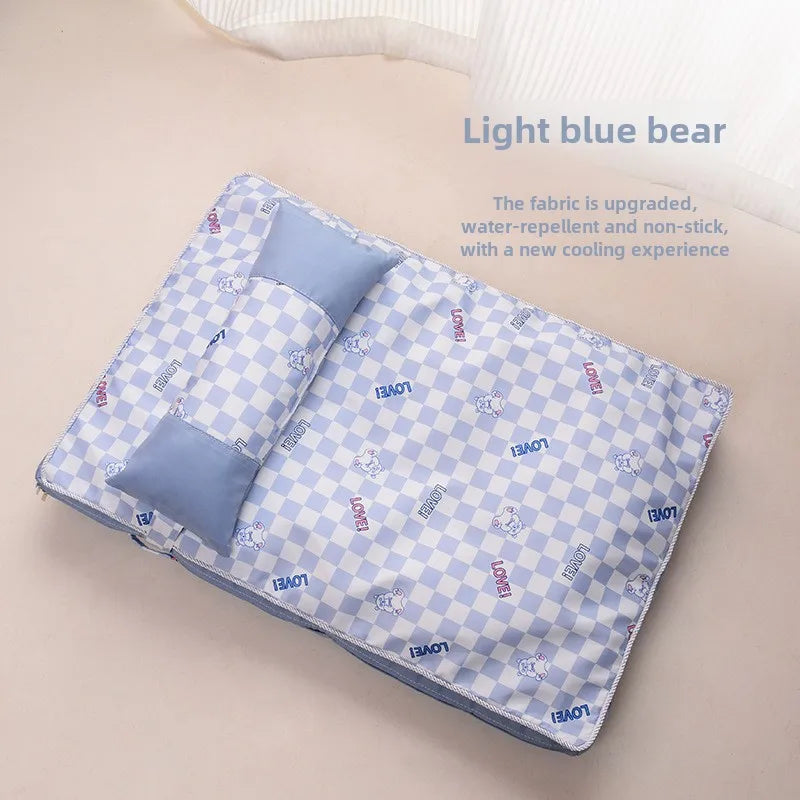 Removable and washable kennel dog mat