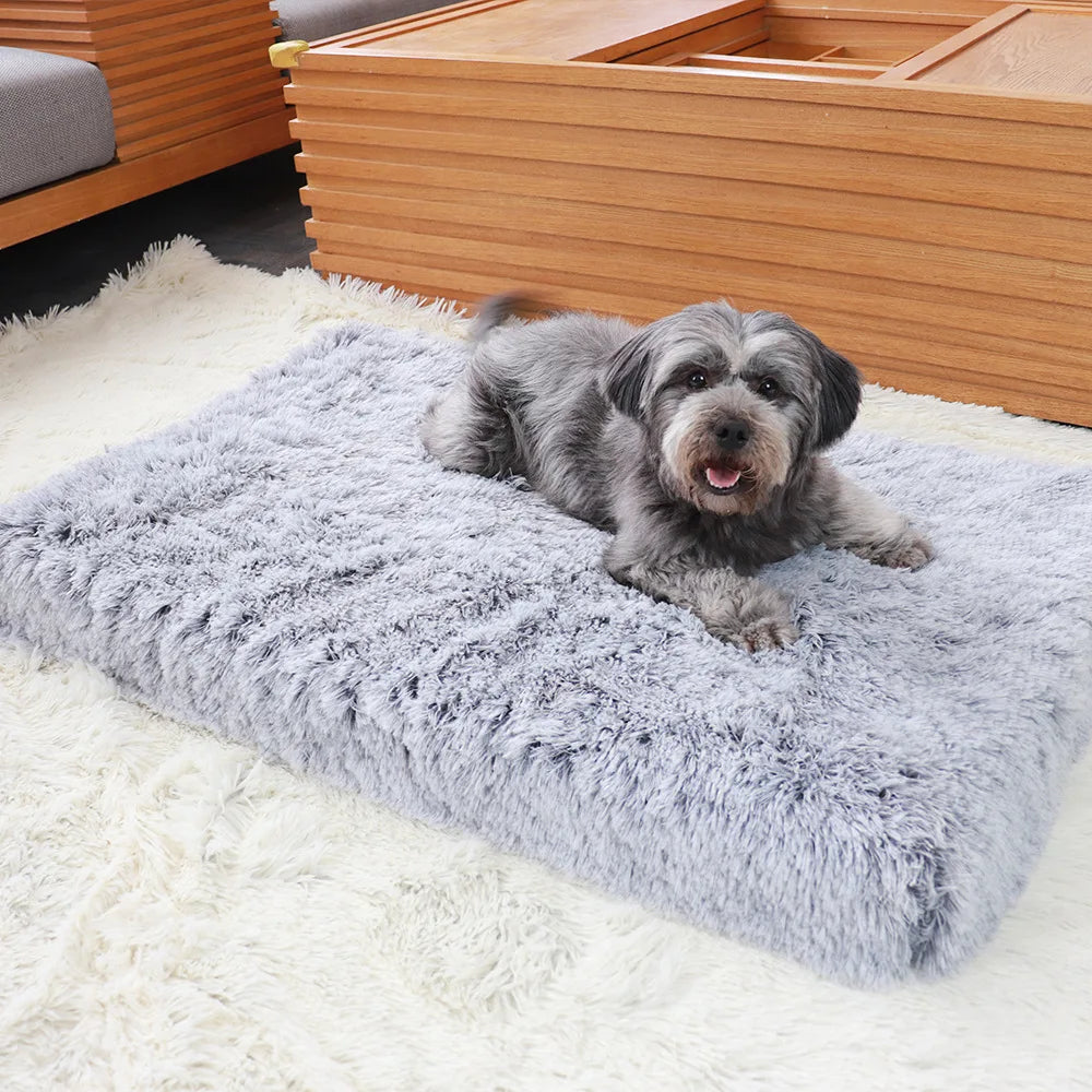 Plush square pet Nest Wave memory foam sofa bed