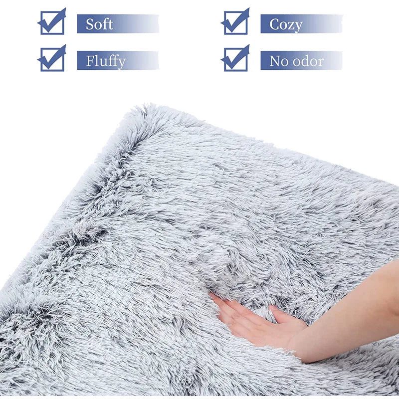 Plush square pet Nest Wave memory foam sofa bed