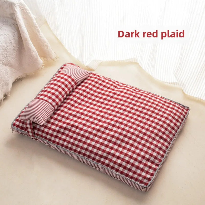 Removable and washable kennel dog mat