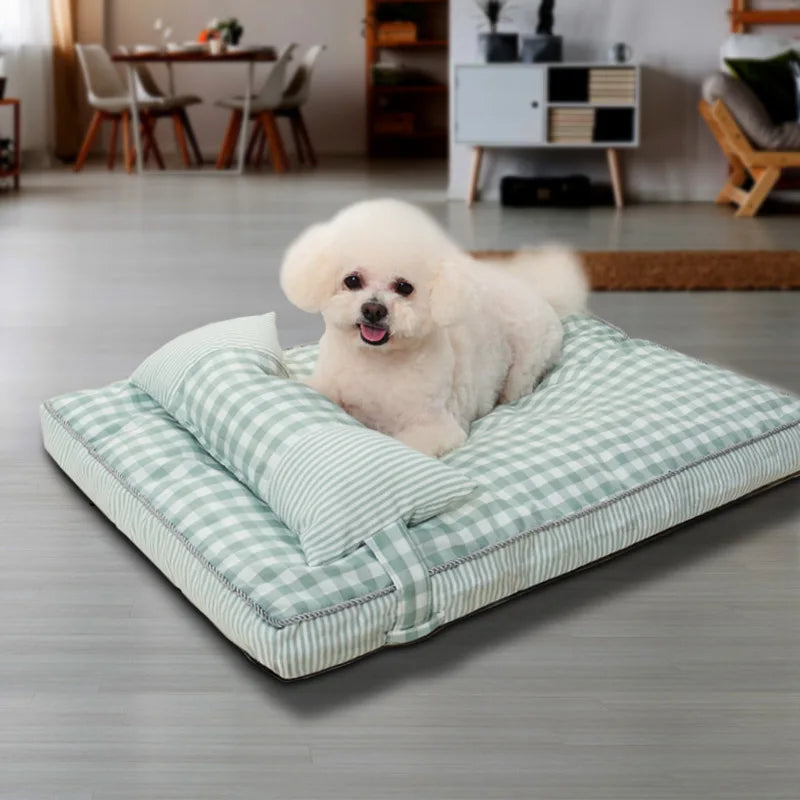 Removable and washable kennel dog mat