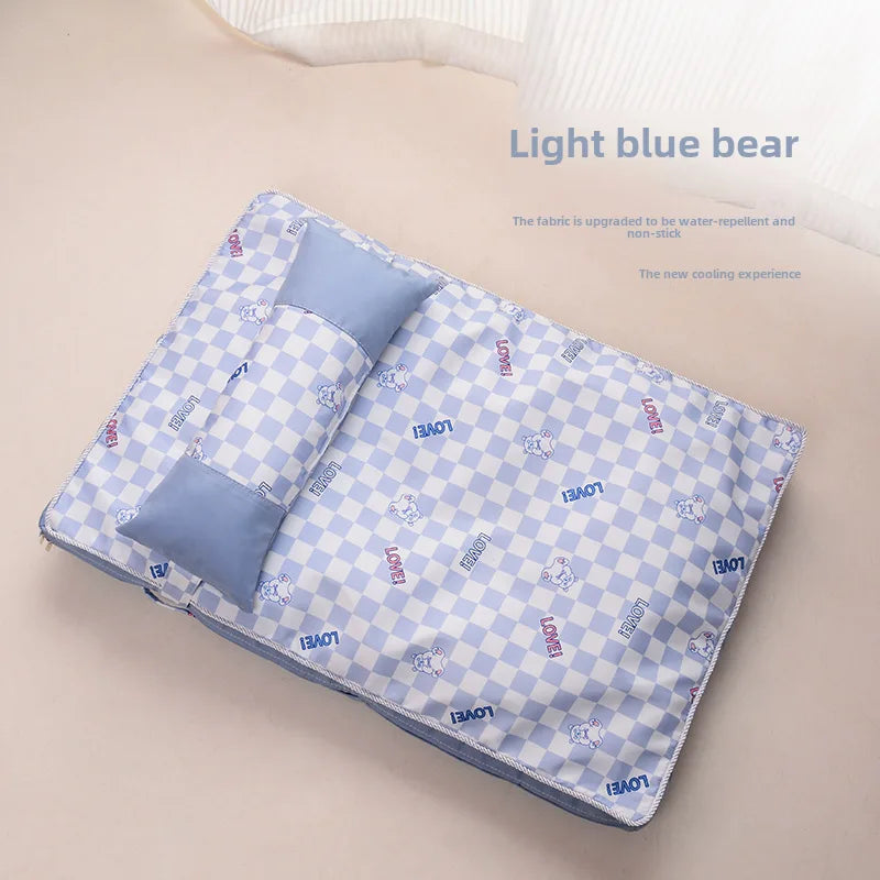Removable and washable kennel dog mat