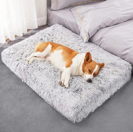 Plush square pet Nest Wave memory foam sofa bed