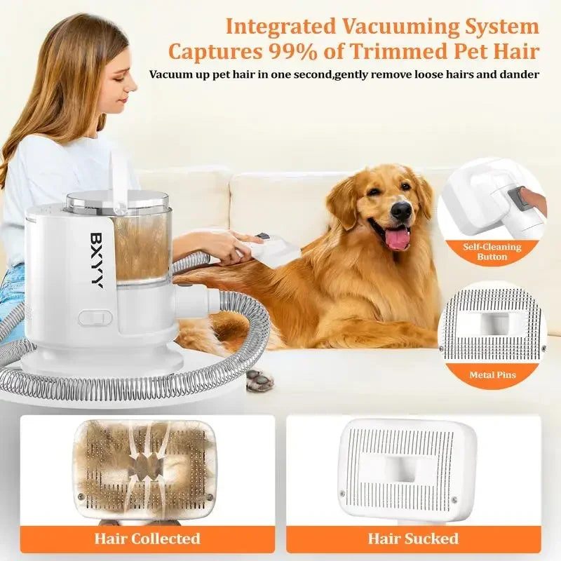 Pet Grooming Kit & 5 in 1 Vacuum Tools