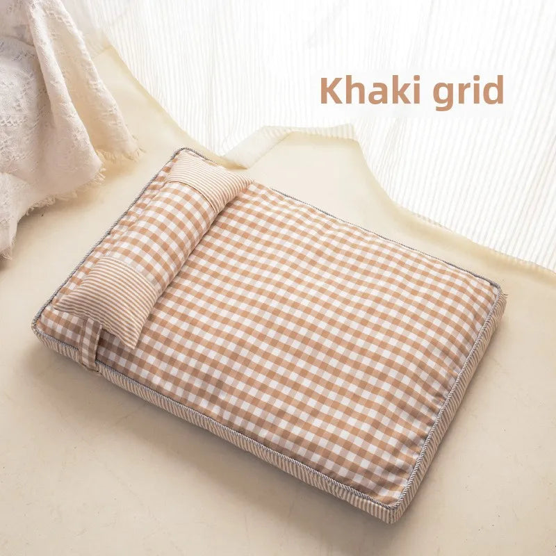 Removable and washable kennel dog mat