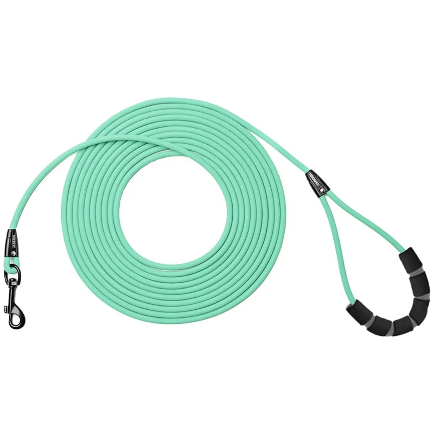 Durable long PVC dog leash Waterproof design perfect for training, yard play, and beach