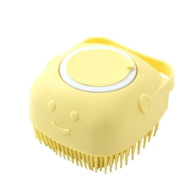 Silicone Comb Massage with Shampoo Box