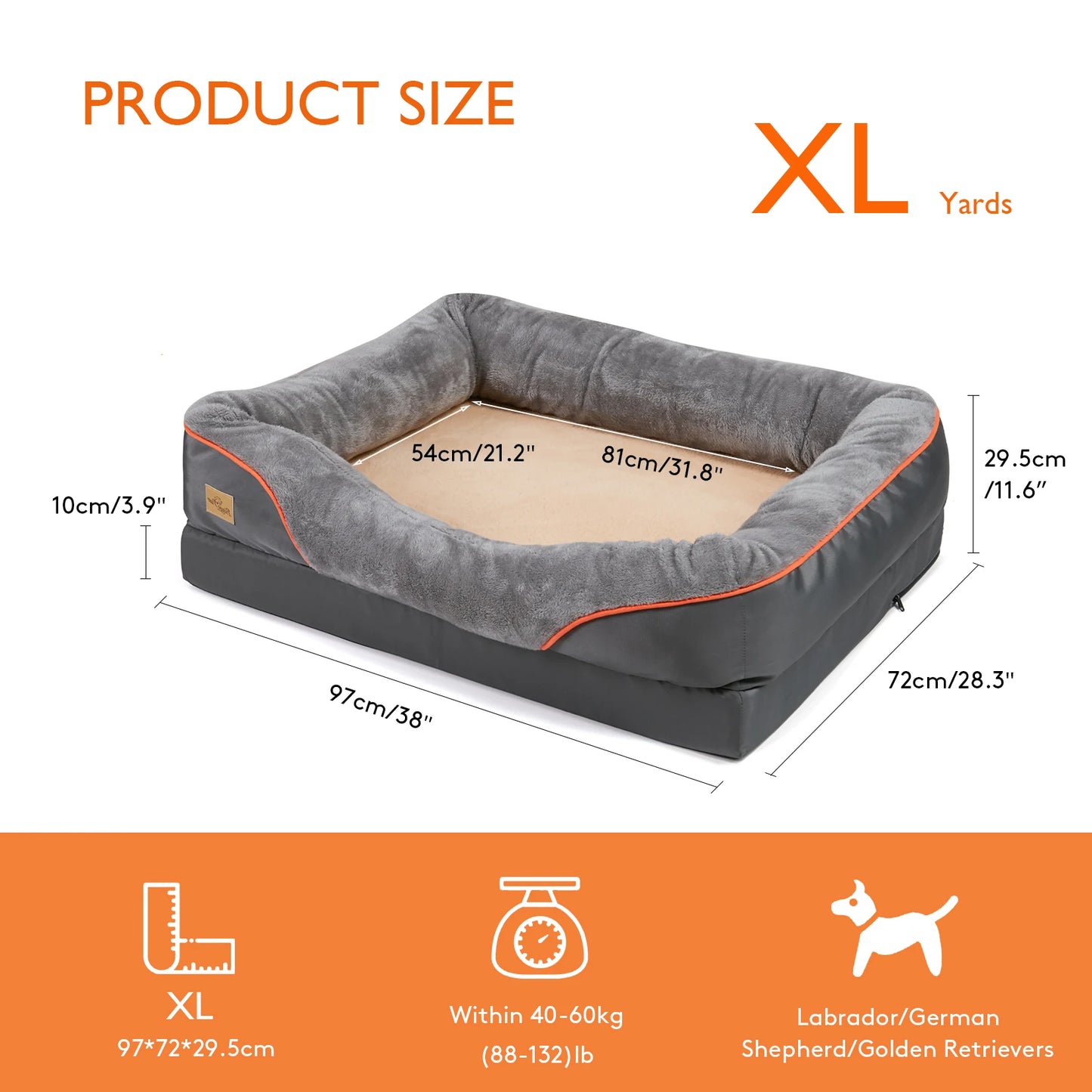 Large Soft Comfortable Warm Fleece Pet Bed