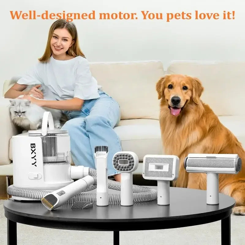 Pet Grooming Kit & 5 in 1 Vacuum Tools