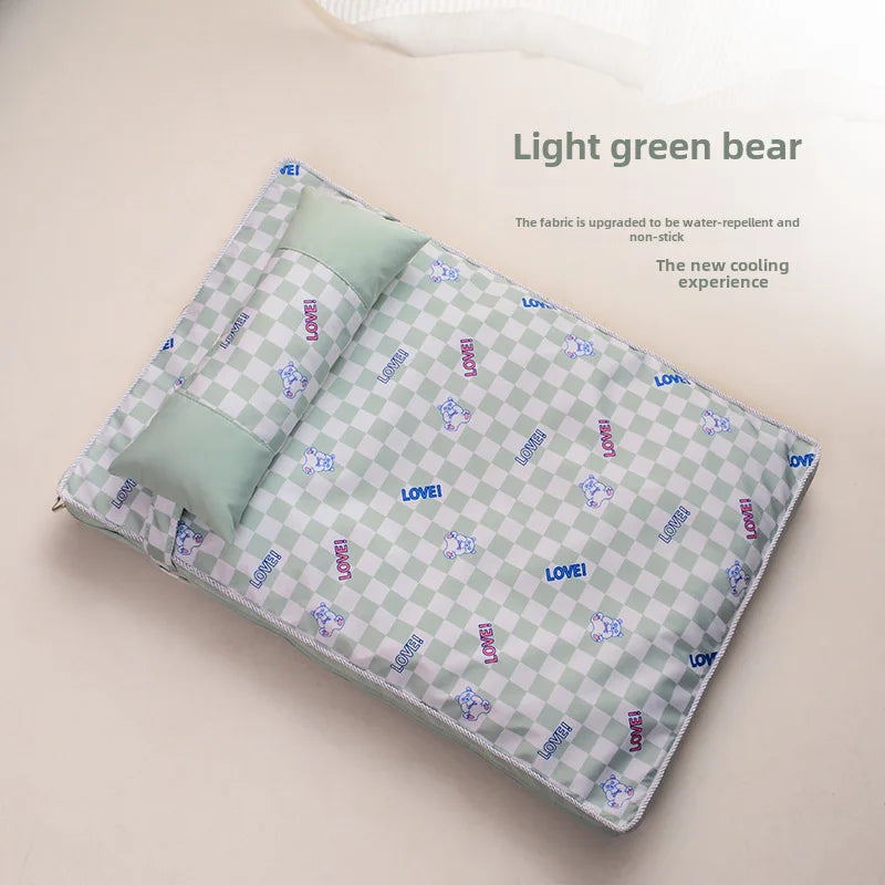 Removable and washable kennel dog mat