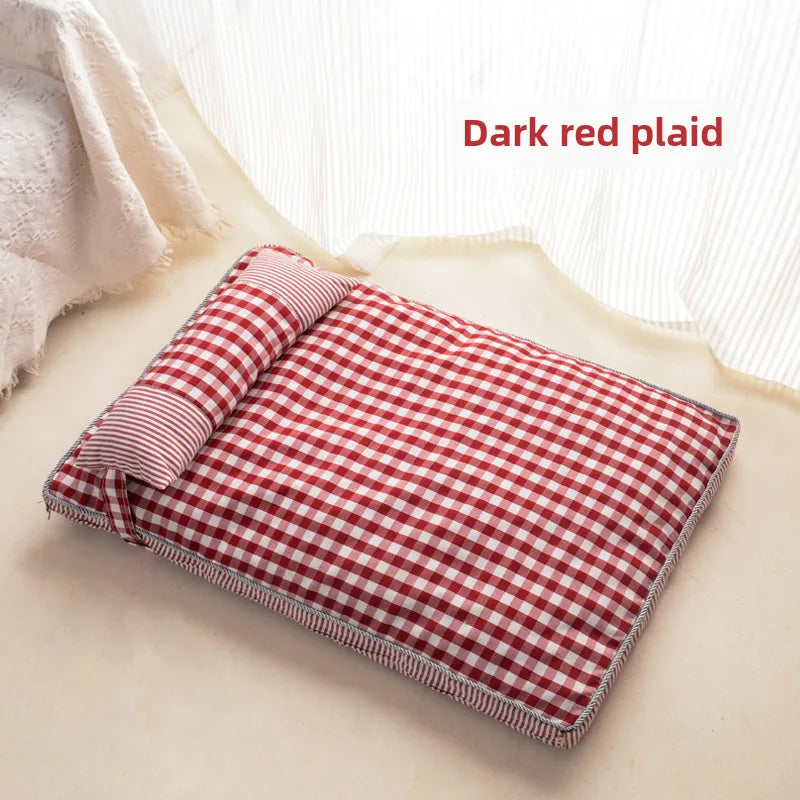 Removable and washable kennel dog mat