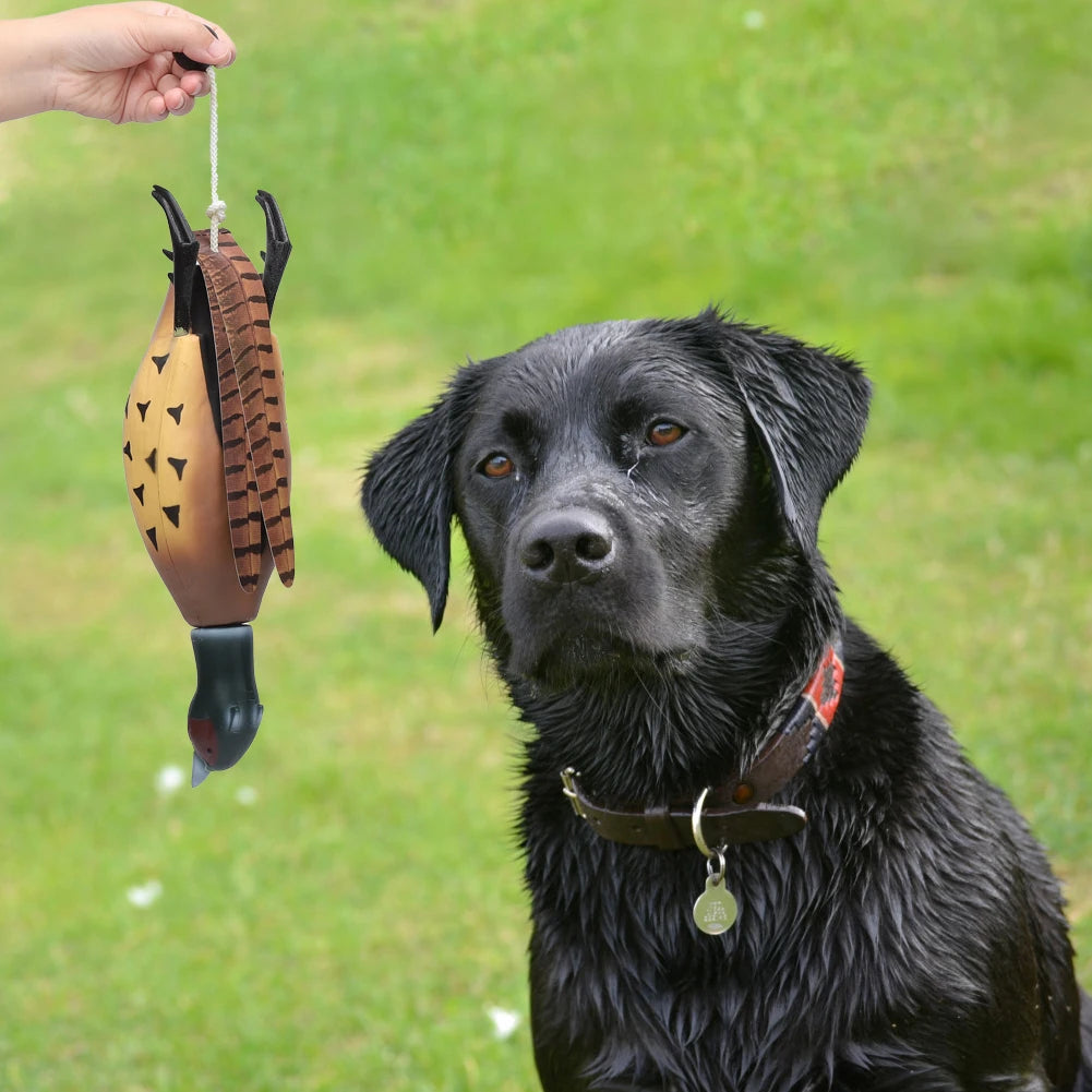 Multipurpose Pet Dead Fowl Fetch Toy Essential For Trainers
