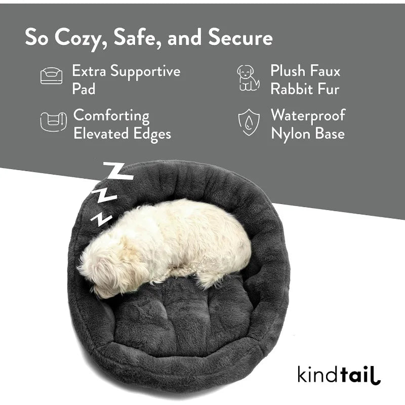 Orthopedic Dog Bed, Waterproof Dog Bed with Nylon Base