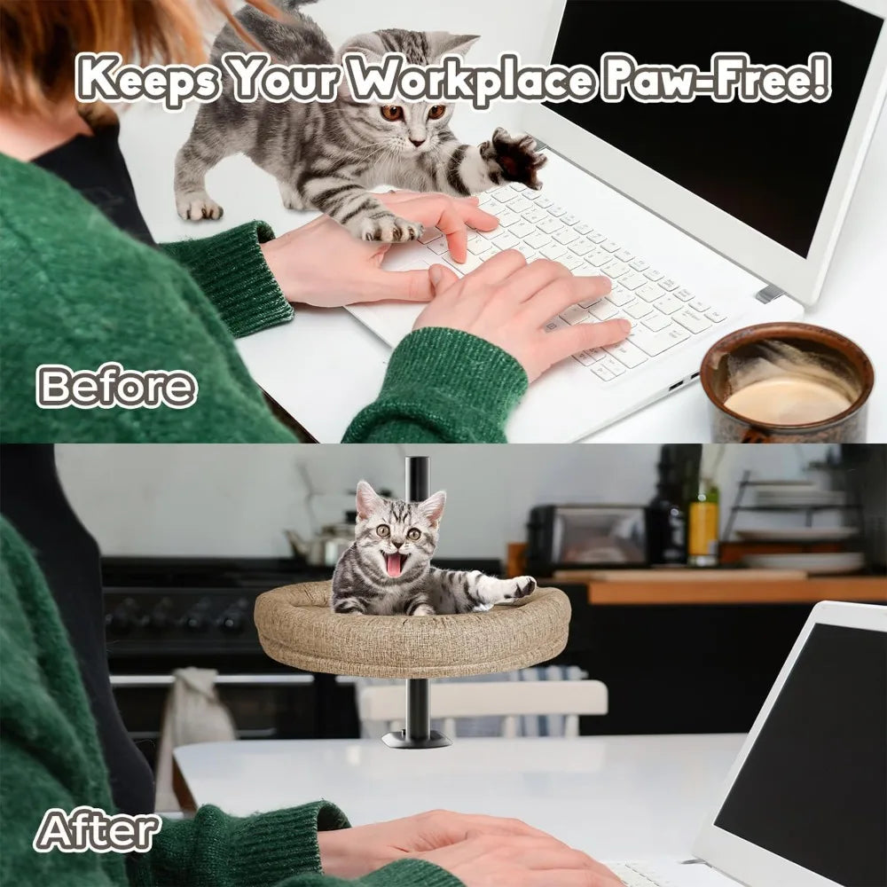 Cat Bed for Desk, Perfect Pet Nest Cat Bed