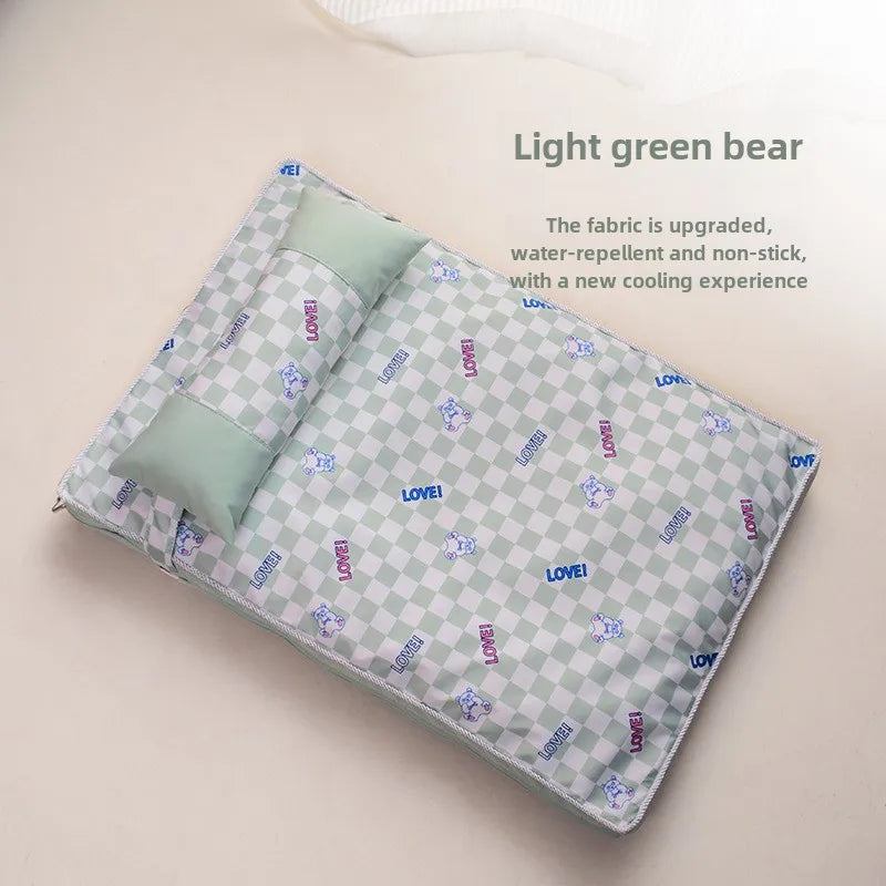 Removable and washable kennel dog mat