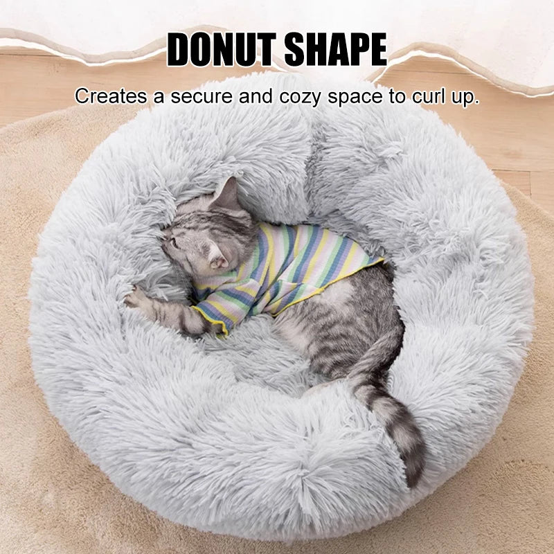 Dogs Beds Large Round Dog Bed Super Warm Soft