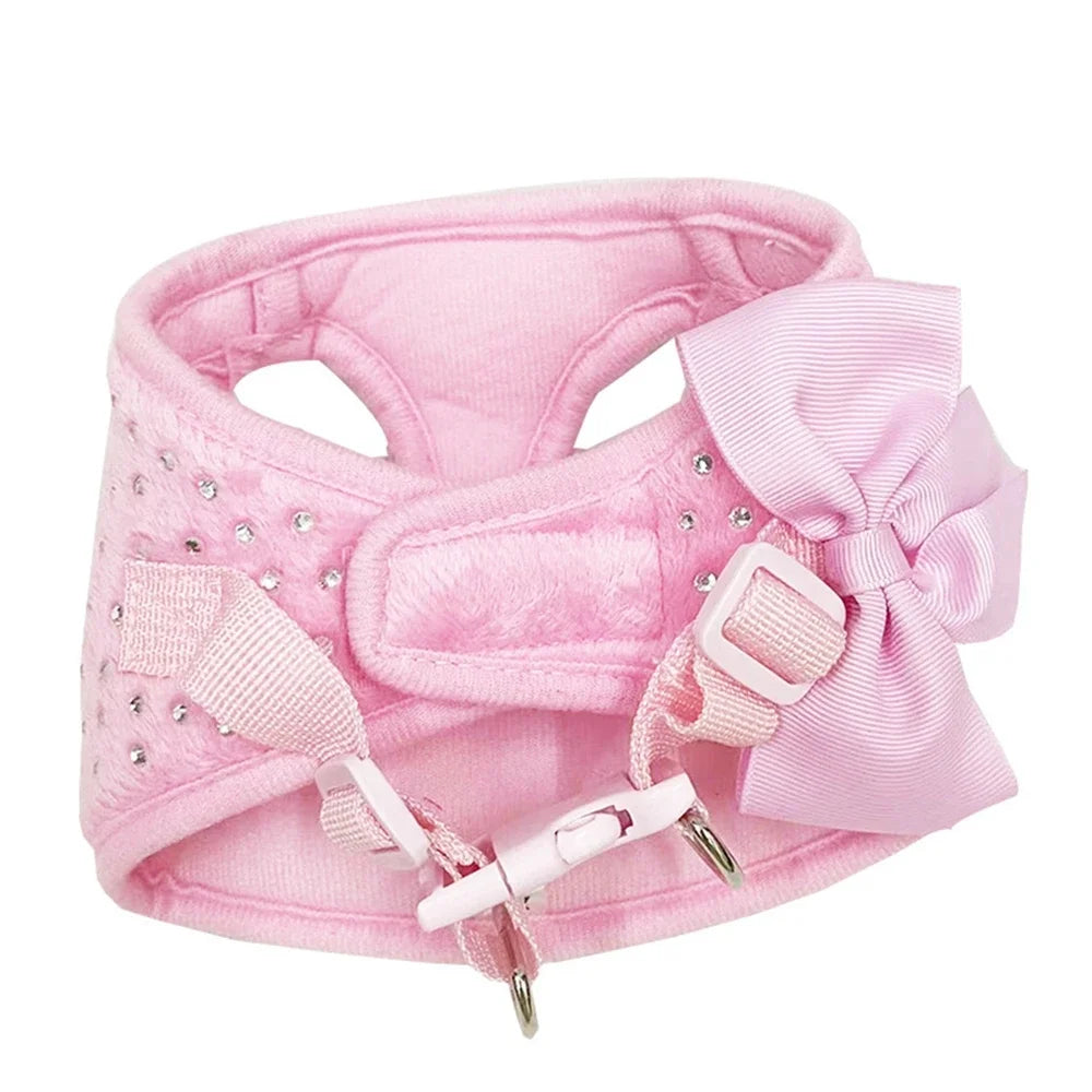 Bowknot Adjustable Pet Harness