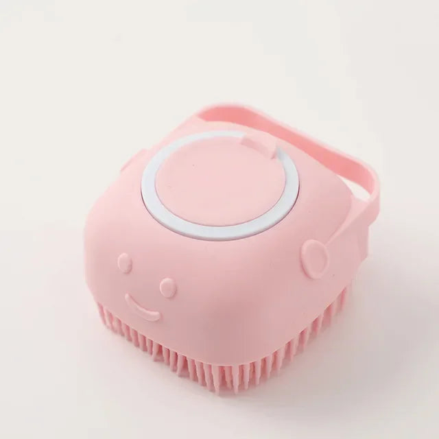 Silicone Comb Massage with Shampoo Box