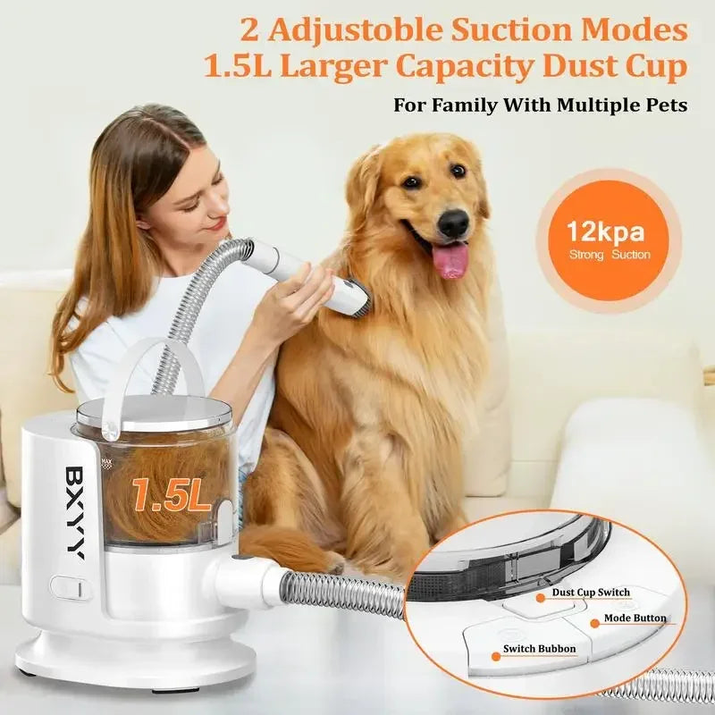 Pet Grooming Kit & 5 in 1 Vacuum Tools