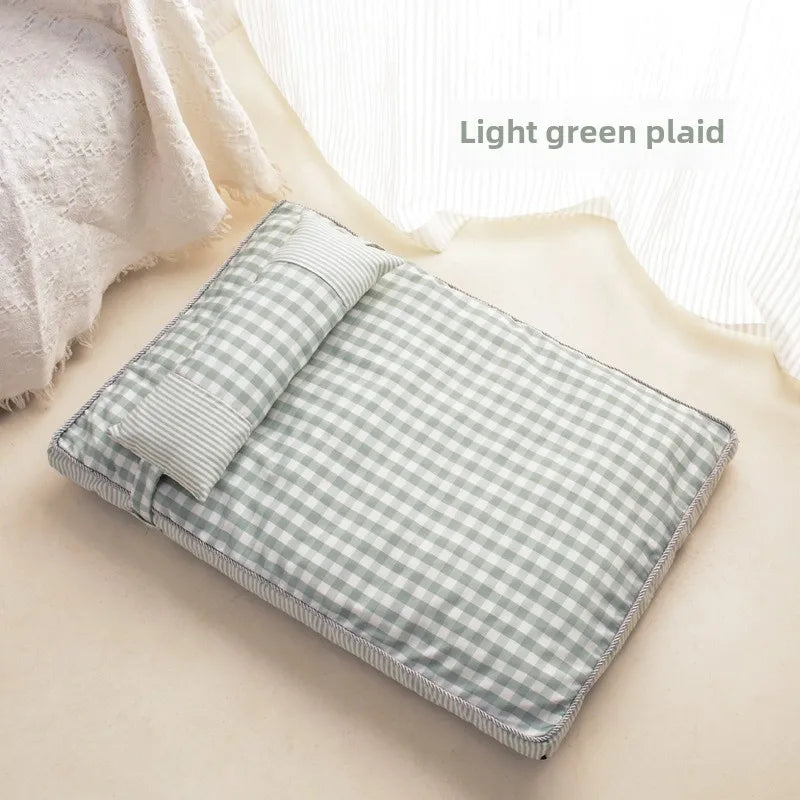 Removable and washable kennel dog mat
