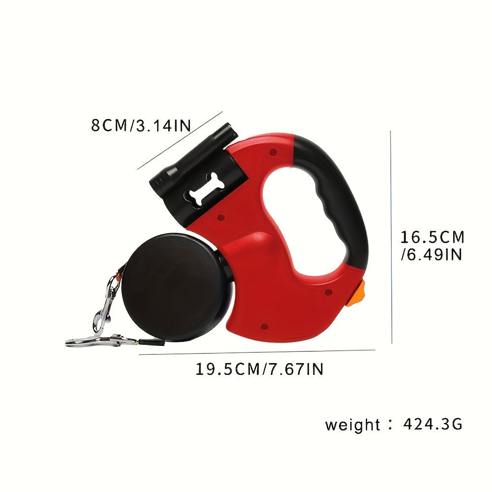 2-in-1 Pet Leash With 360° Rotation And Retraction