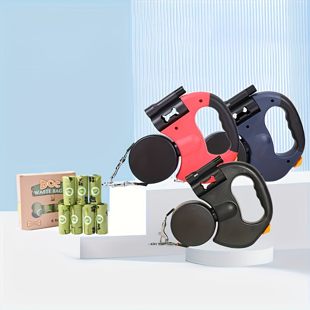2-in-1 Pet Leash With 360° Rotation And Retraction
