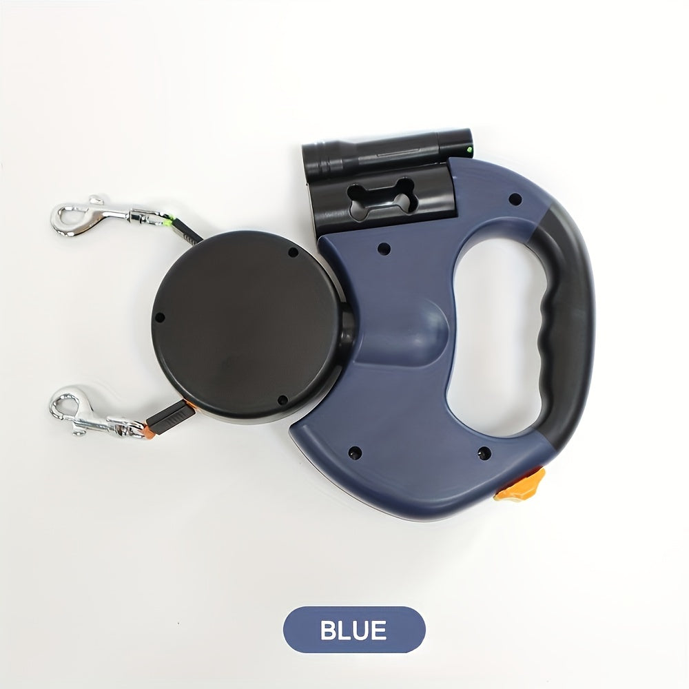 2-in-1 Pet Leash With 360° Rotation And Retraction