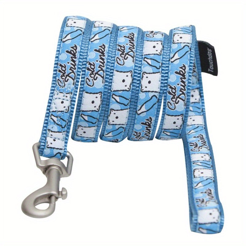 Designer Embroidered Pet Dog Leash And Harness Combination
