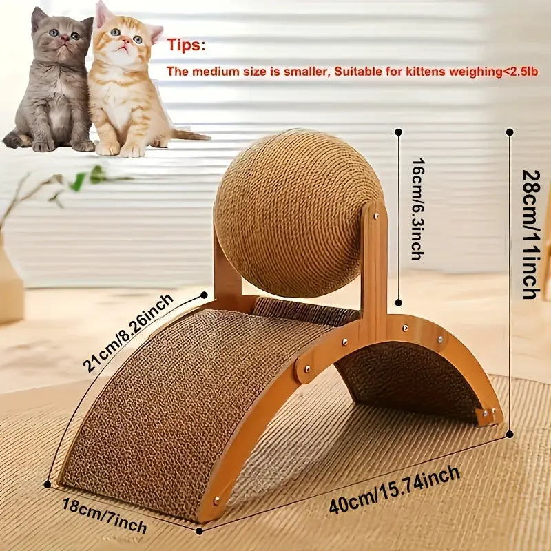 Cat Scratching Ball