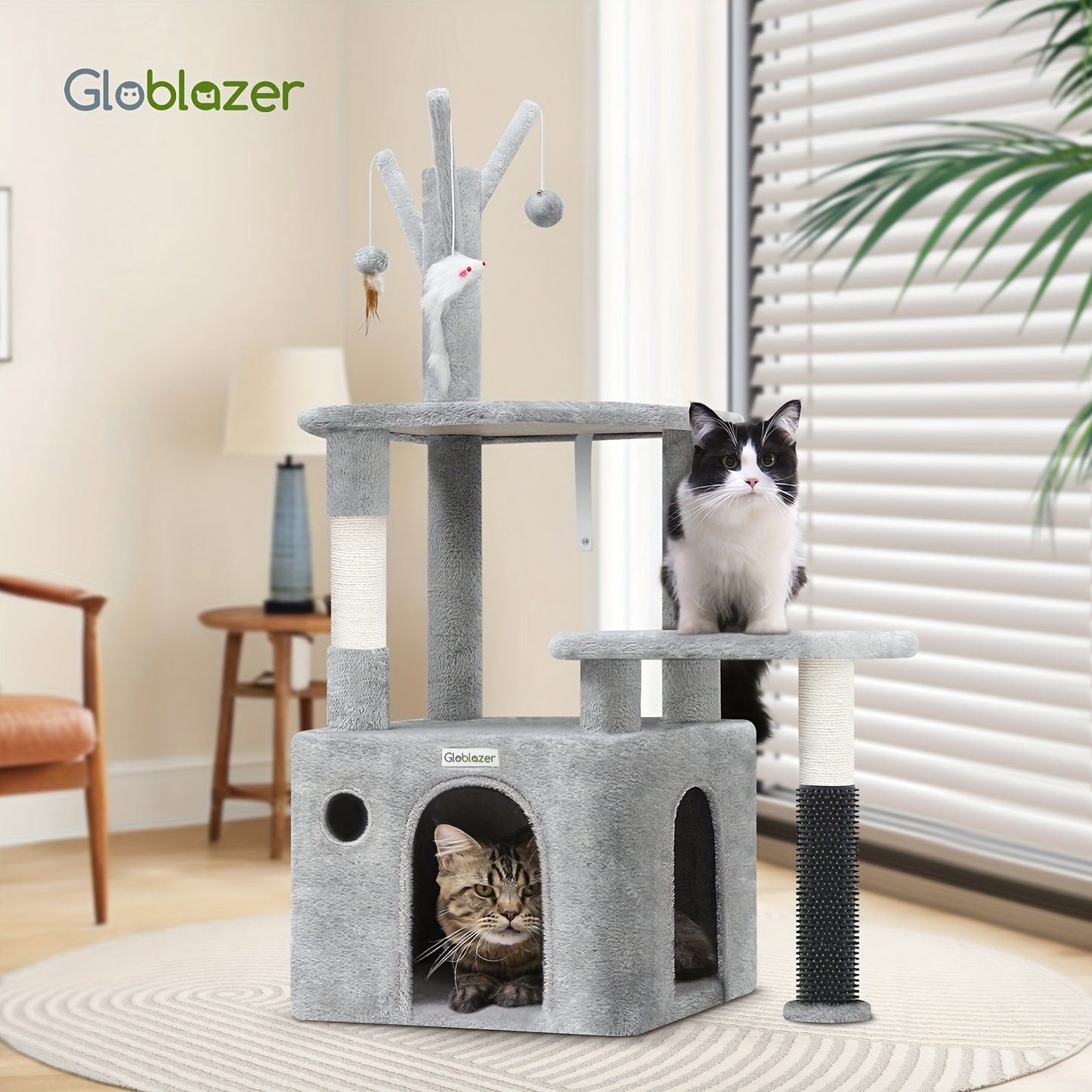 Heavy Duty Fiberboard Cat Tree Tower