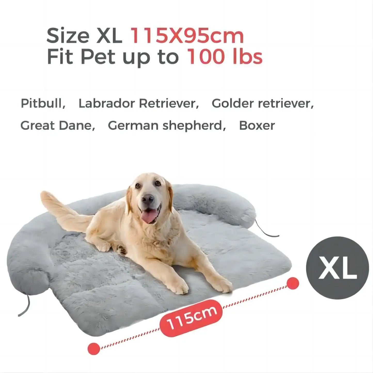 Couch Cover Large Dog Bed Washable Mat for Furniture Protector