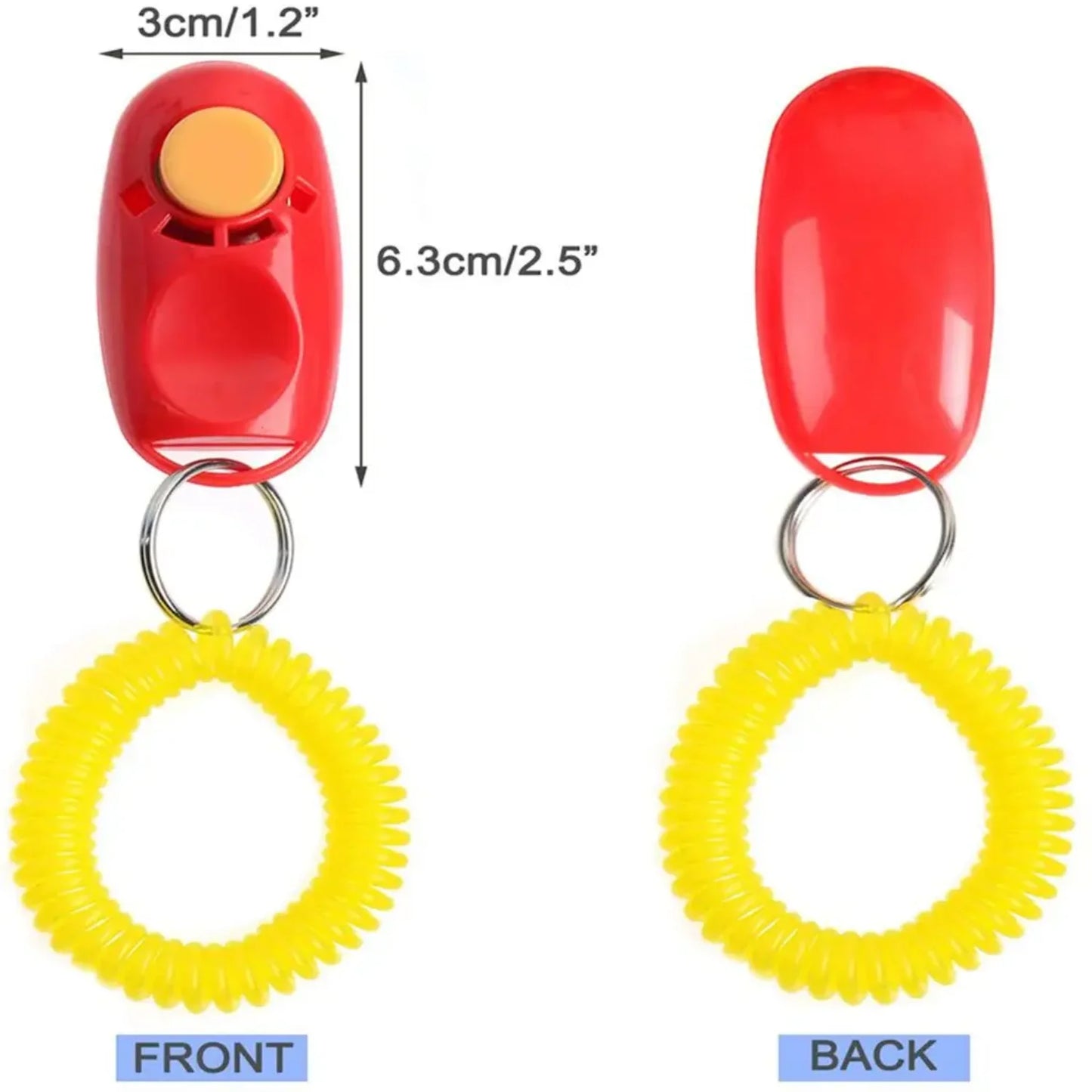 Plastic Portable Pet Training Clicker