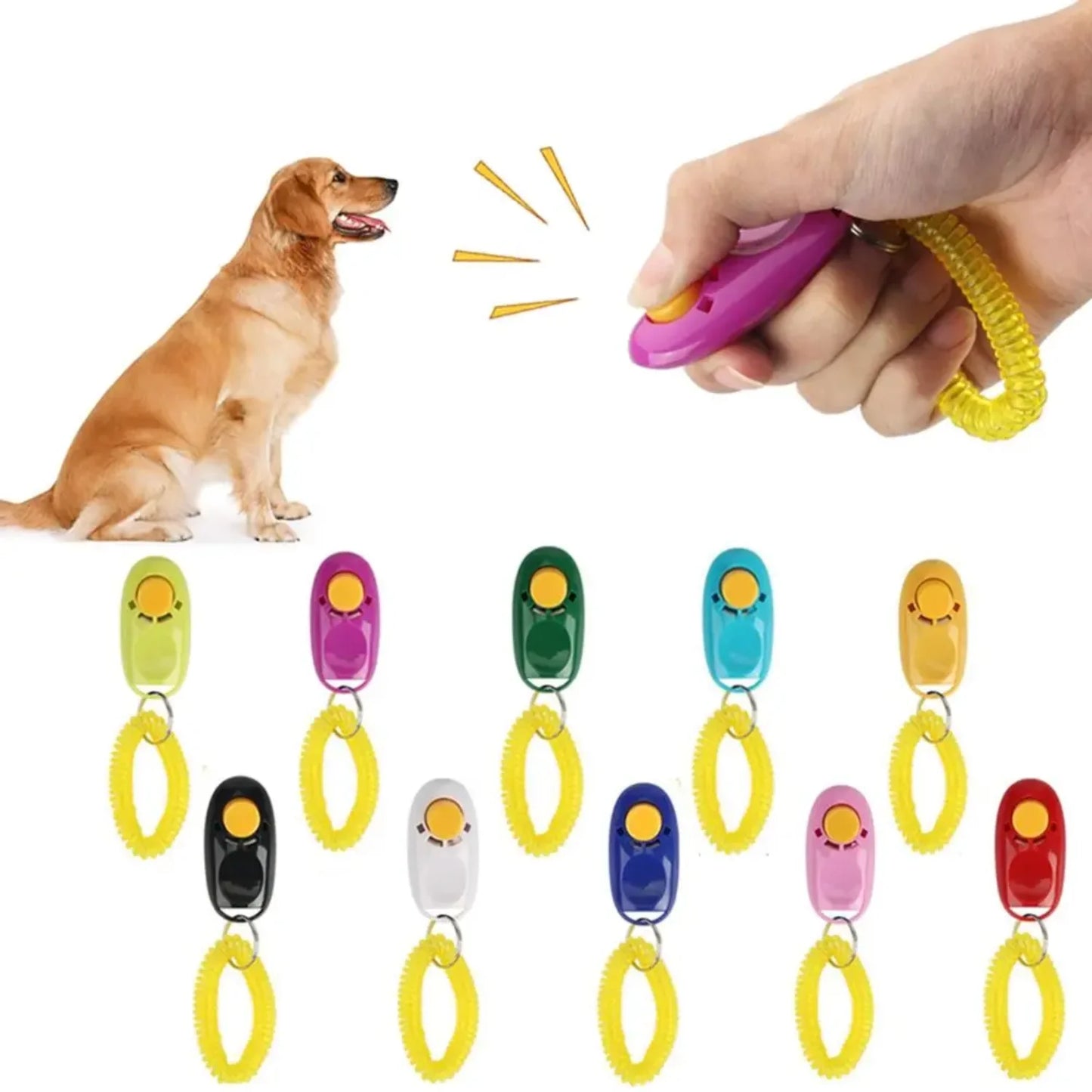 Plastic Portable Pet Training Clicker