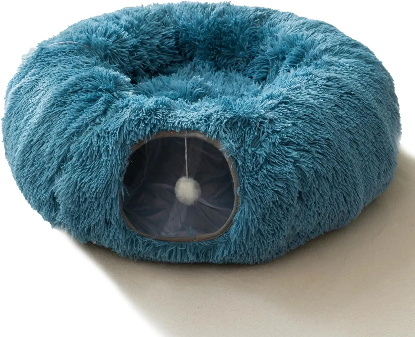 Plush Winter Cat Tunnel for Indoor Cats