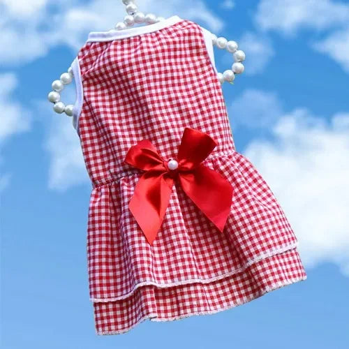 Sling Dog Dress Summer Lace Tullle
