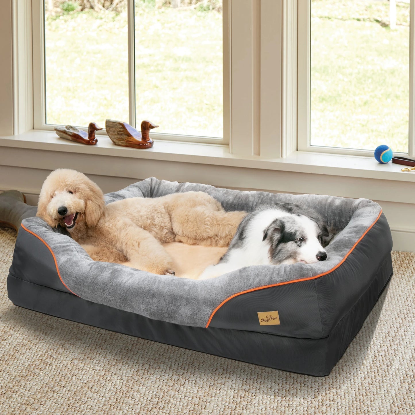 Large Soft Comfortable  Warm Fleece Pet Bed