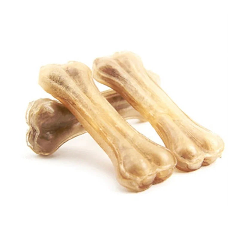 Dog Bones Chews  Leather Cowhide