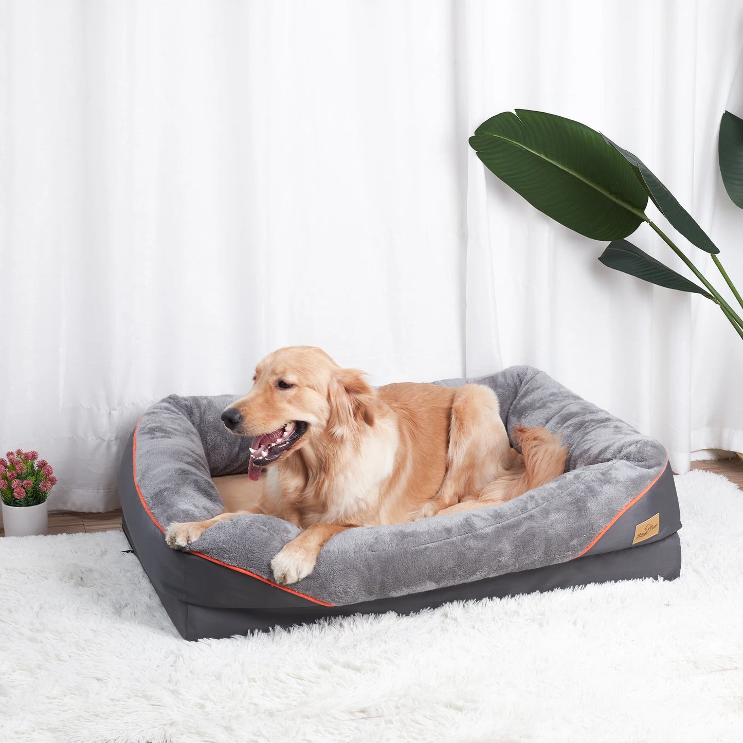 Large Soft Comfortable  Warm Fleece Pet Bed